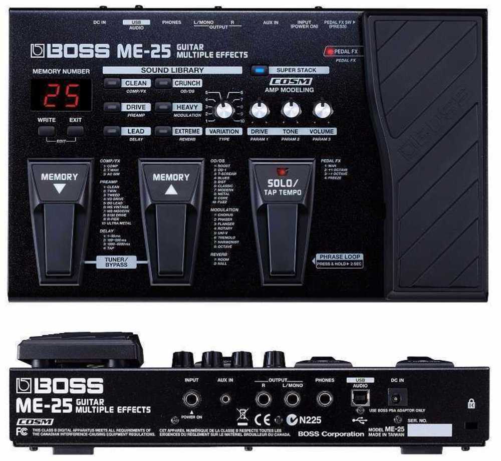 Boss ME-25 Guitar Multieffect in london