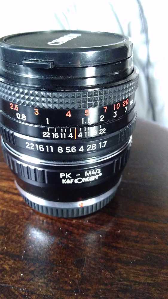 50mm 1.7 Vintage PK lens MFT Lens in london