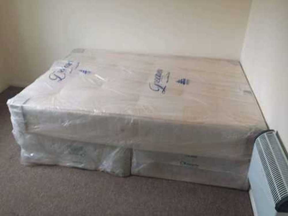double 4ft6 orthopedic bed in london