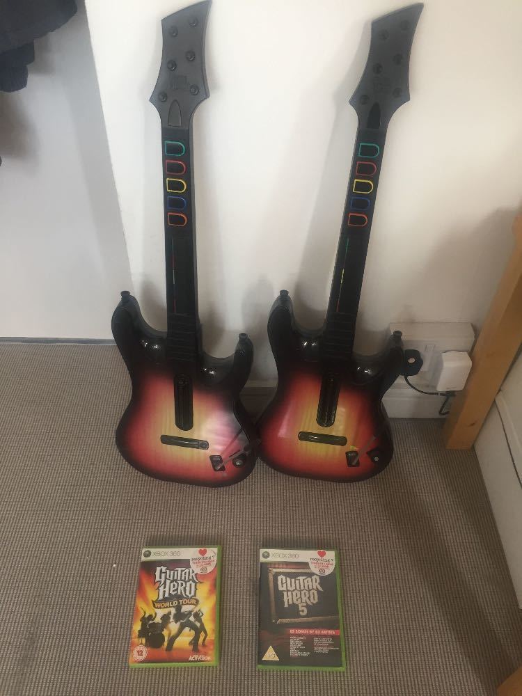 Guitars for XBOX 360 and games in london