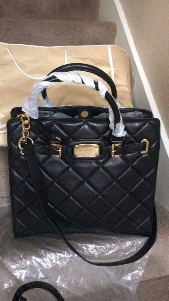 MK Black New Quilted Ladies Bag in london