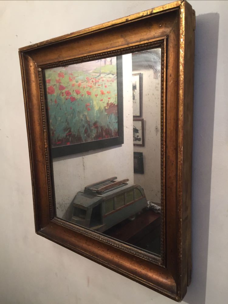 Old mirror in london