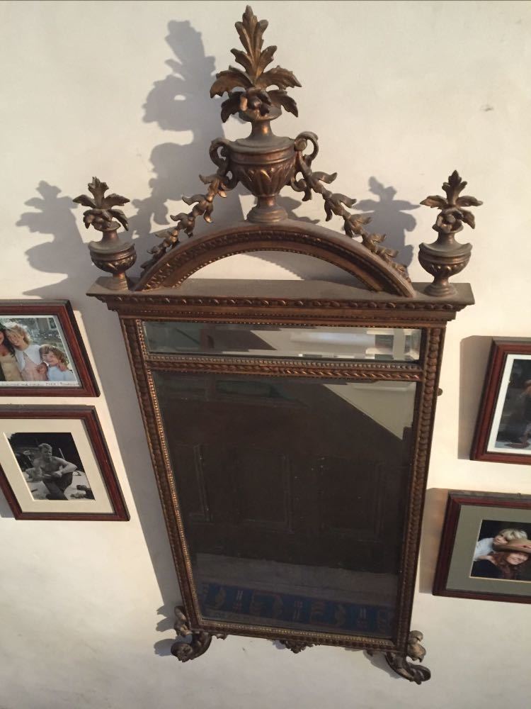 Old Ornate Hall Mirror in london