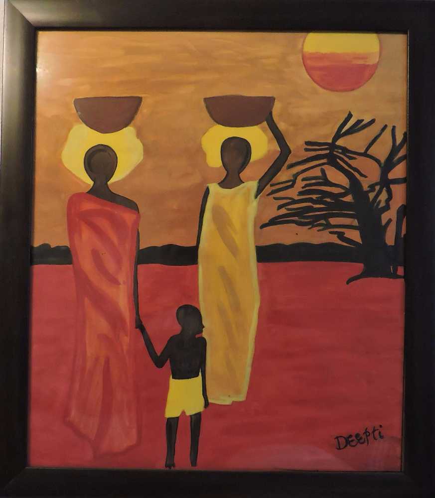 The Dawn(painting) in london