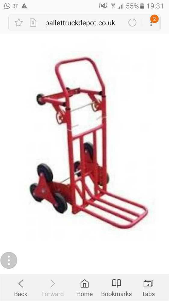 Trolley with wheels for steps/stairs in london