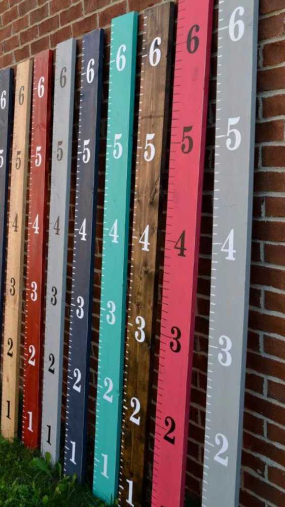 Wooden Height chart in london